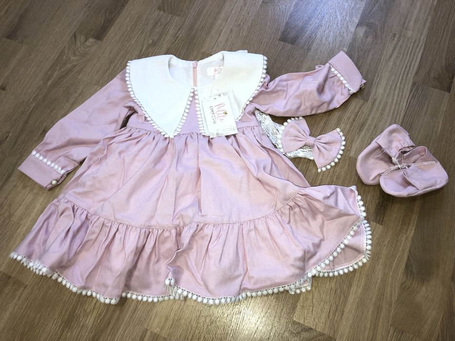 Rochita bebe fetita 92 cm cu eticheta