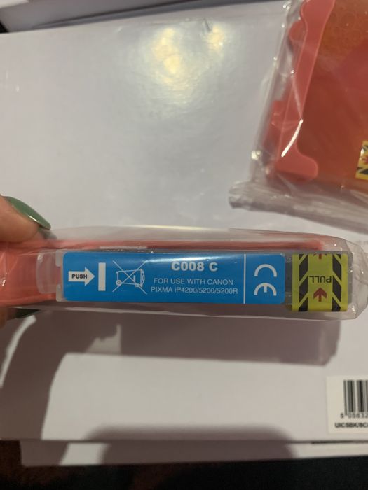 Set de 4 culori tuș Canon Pixma noi sigilate