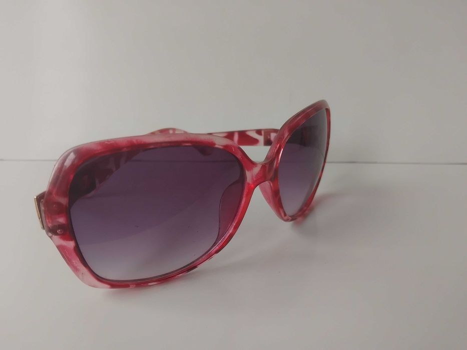 Дамски слънчеви очила с бордо леопардов принт