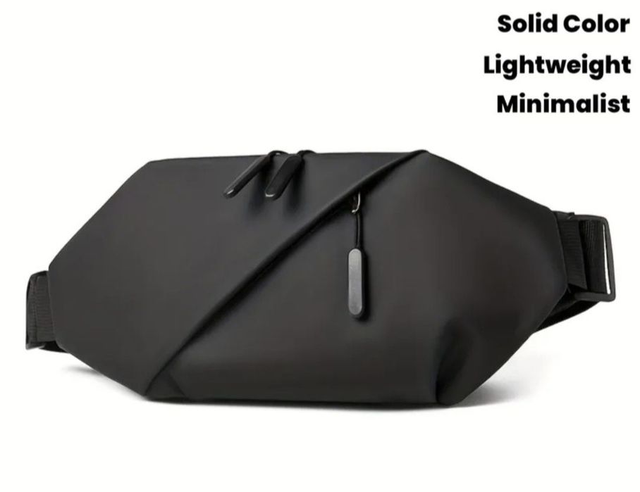 ТОП модел чантичка за кръст / диагоналка / паласка  / водоустойчива / черна