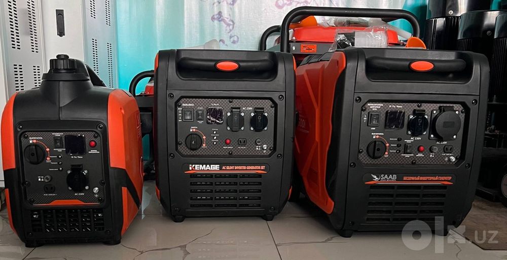 Генератор инверторный движок  saab бесшумный и шумный generator dvijok