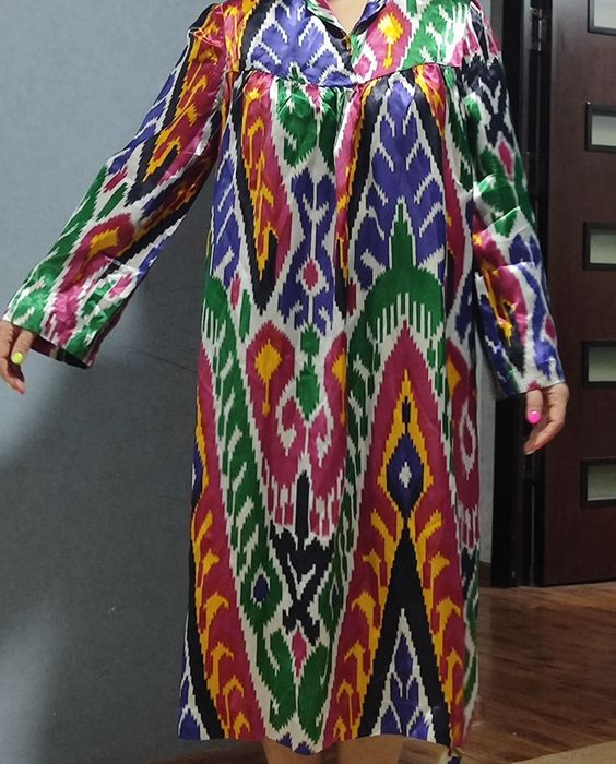 Платье КРЕПСАТИН ретро  +  Х/Б ПЛАТЬЕ