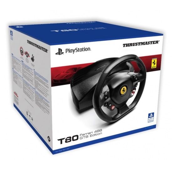 Thrustmaster T80 Ferrari 488 GTB Edition – като нов, използван само 3 пъти