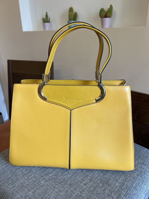 Нова Жълта Дамска чанта