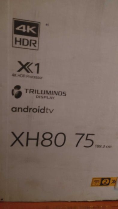 Телевизор SONY 75 дюймов 190см