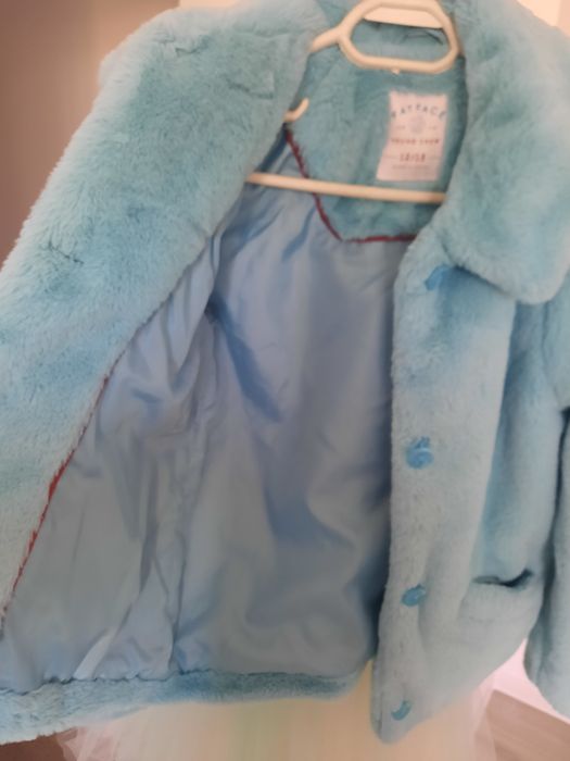 Blană artificiala turcoaz