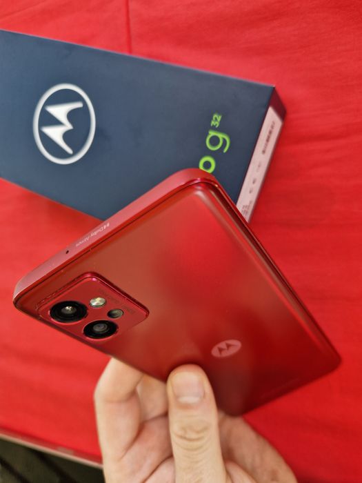 -Motorola Moto G32, Red-Rosu 256Gb, 8Ram ca Nou ireprosabil poze reale doar telefonul si cutia nici o restrictie nici o reperatie/interventie