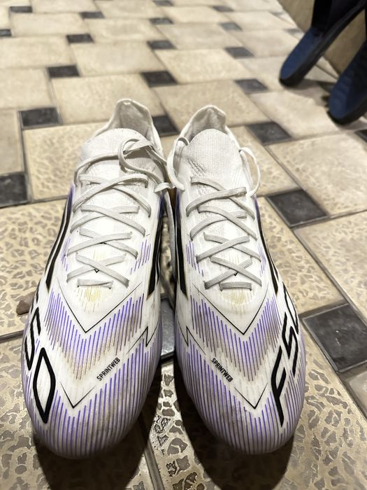 adidas F50 Elite Firm Ground Boots - White