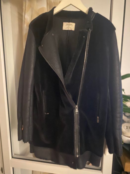 Geaca Zara blana artificiala