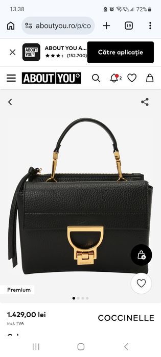 Geanta Coccinelle piele - nouă