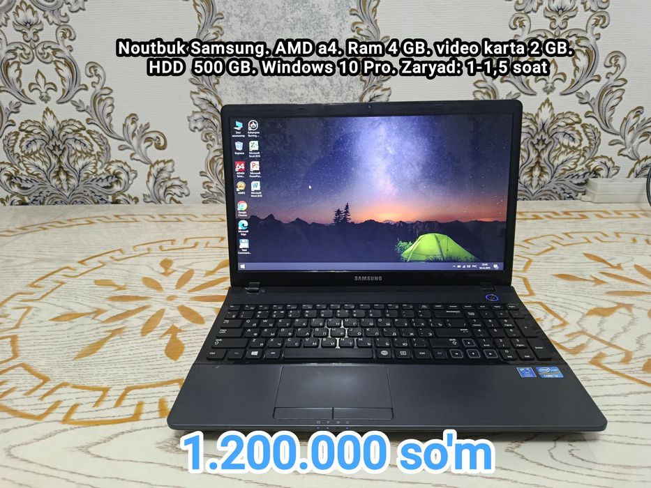 Noutbuklar sotiladi. Har xilidan bor.