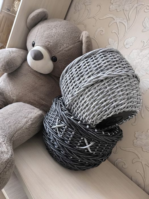 Кашпо из ротанга