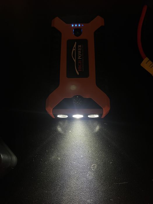 Мултифункционален стартер за кола, 128000mAh, 12V, 4xUsb,  Компресор