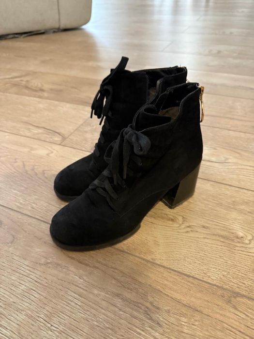 Ботильоны замша