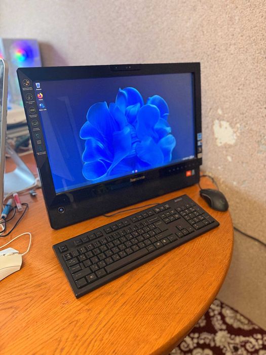 Сенсорный моноблок Lenovo 23" Full HD SSD + HDMI + звук JBL+ РАССРОЧКА