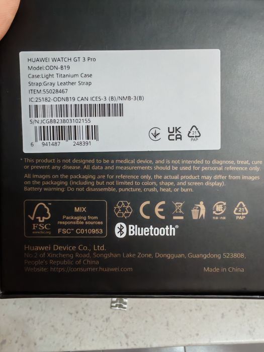 Smartwatch huawei gt 3 pro