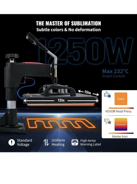 Машина за сублимация Vevor