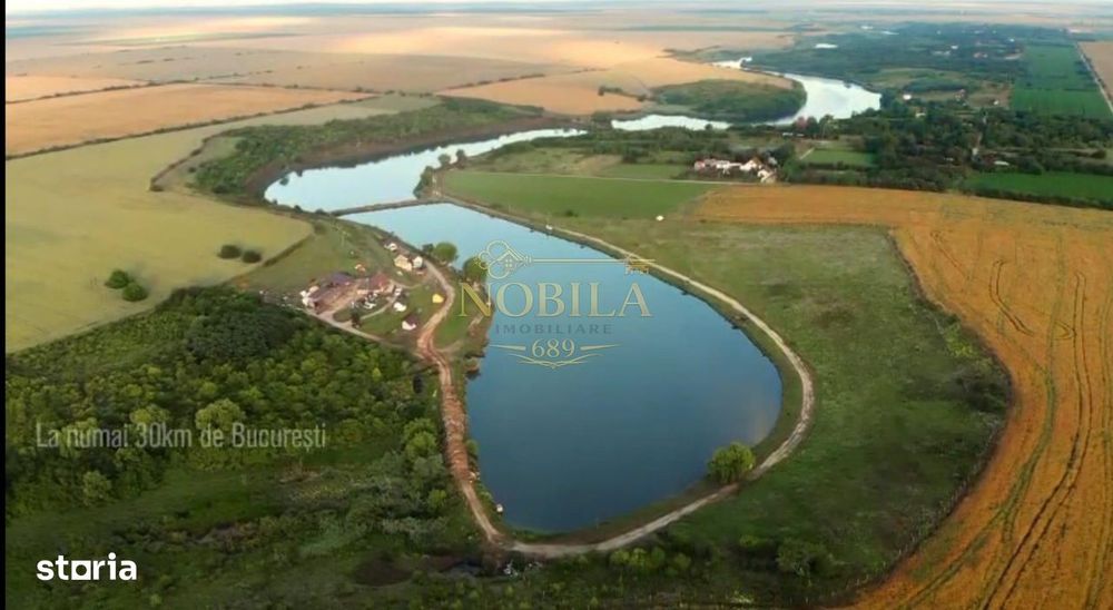 Domeniu,13 Ha Teren(7,7 Ha Luciu De Apa,3 Balti ,Cabane,Ponton,Camping