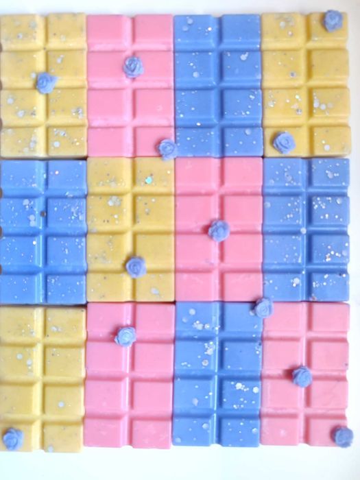 Ръчно изработени ароматни соеви блокчета от соев восък