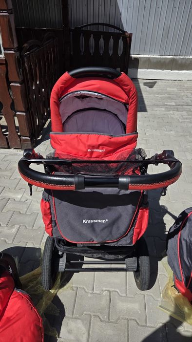 Carucior krausmann 3 in 1 plus carucior sport