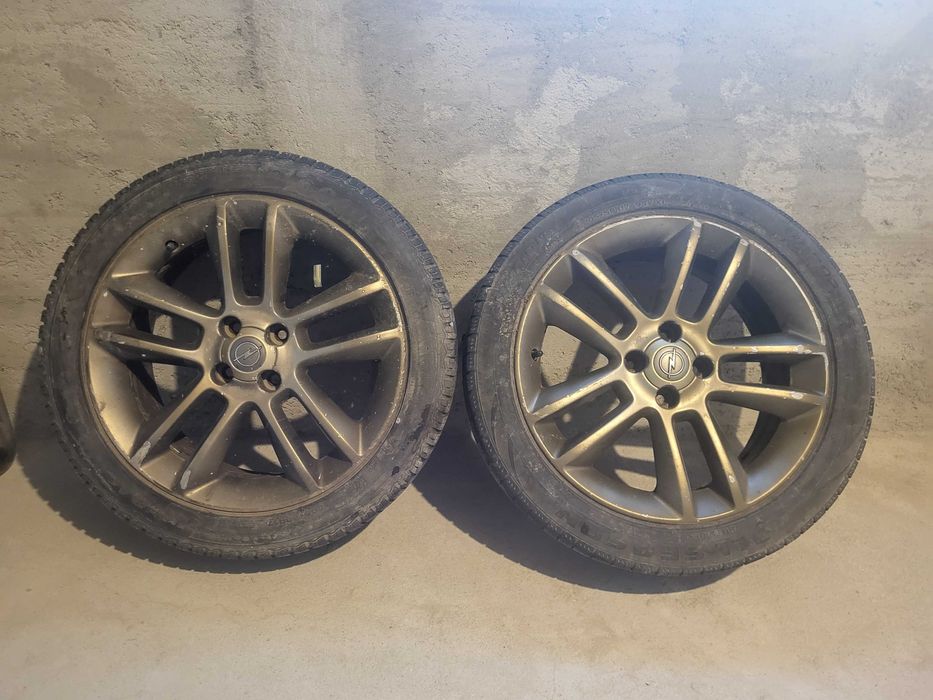 Vand set de 4 jante R17 de opel cu anvelope de iarna !
