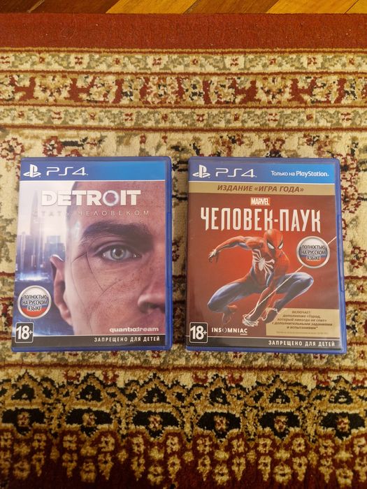 Игры для PS4 - Detroit: Become Human и Человек-Паук