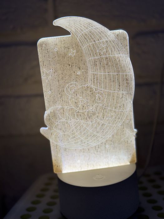 Летский ночник, рабртает от разетки