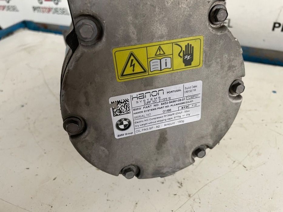 9496109 compresor ac mini one countryman 1.5 hybrid ce650mcd1t01 6452949610901 2014 2015 2016 2017 2018 2019 2020