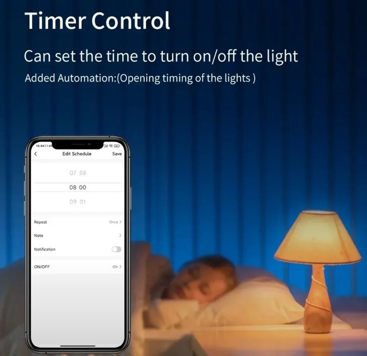 Tuya RGB Wi-Fi лампа E27