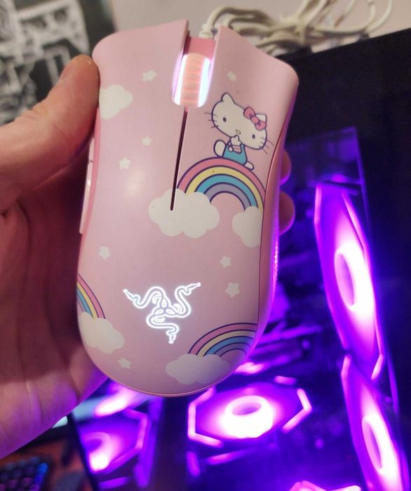 Razer DeathAdder Essential Hello Kitty – като нова