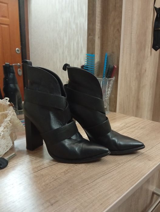 Сапоги кожаный ИТАЛИЯ