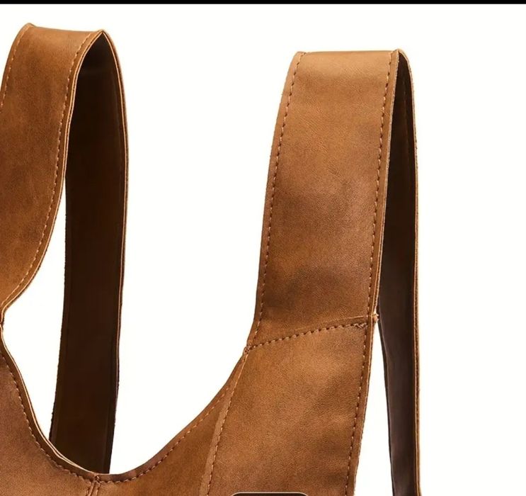 Мека кожена чанта