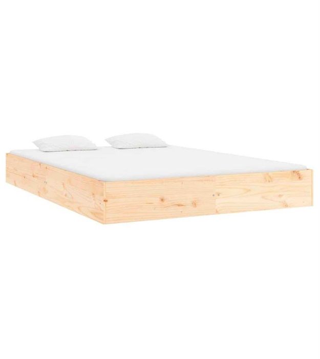 Cadru de pat fără saltea din lemn masiv 180x200 cm, VidaXL