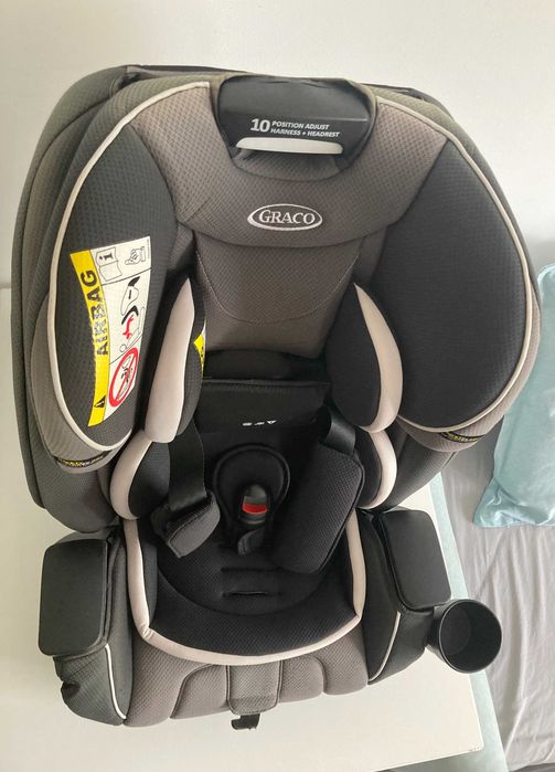 Столче за кола Graco Slimfit Pearl Grey, 0-36 кг, Сиво