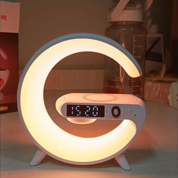 Зарядка, ночник,  часы 3в1