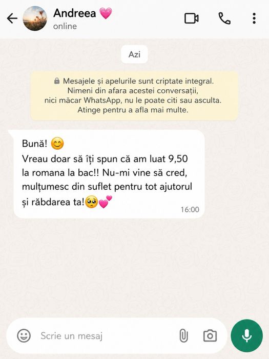 Pregătire pentru BAC la Limba și Literatura Română – fizic/online