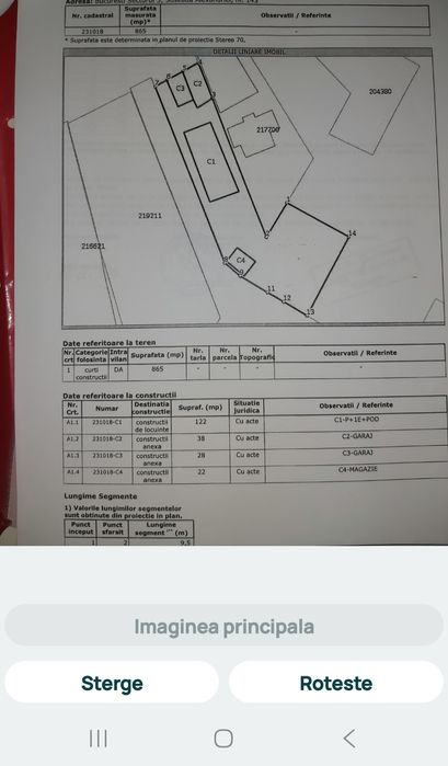 Casa si teren de vanzare