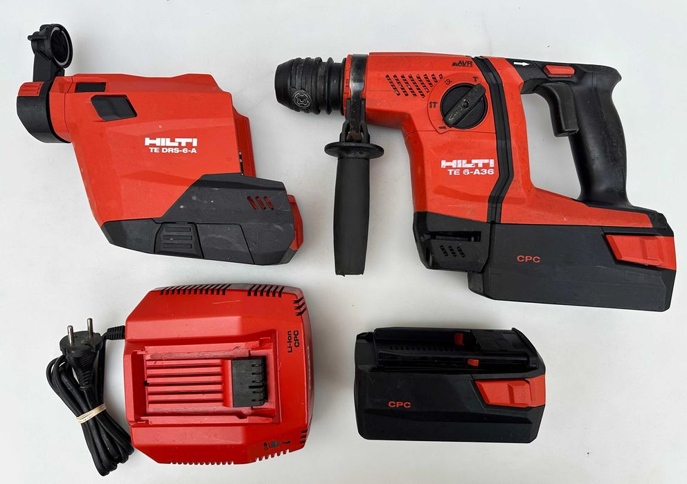 ТОП ЦЕНА! Hilti TE 6-A36 AVR - Акумулаторен перфоратор с прахоуловител