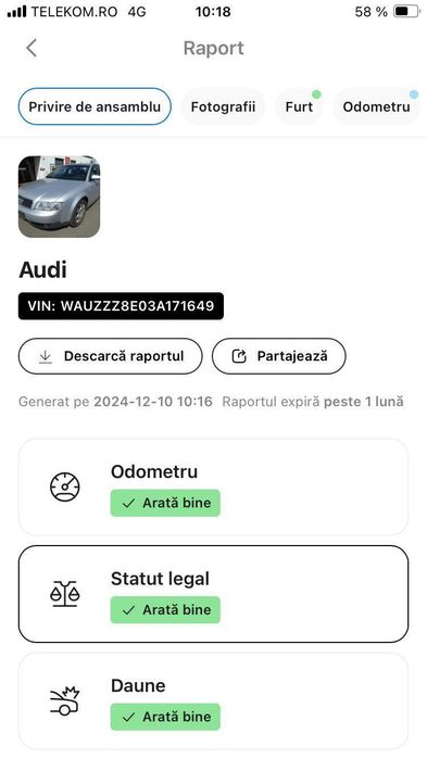 Vand audi  A4 B6 2003