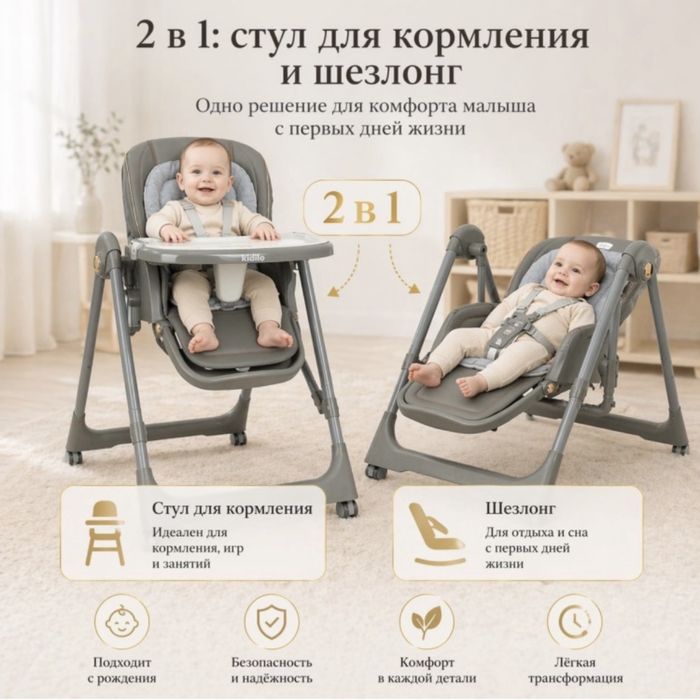 Стульчик для кормление Kidillio б/у
