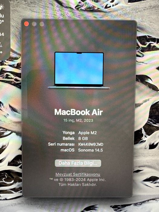 Mac book air 15 m2 512GB
