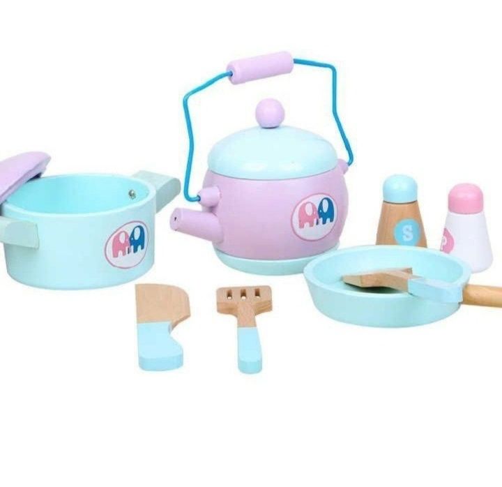 Даставка бесплатная Деревянная кухня набор