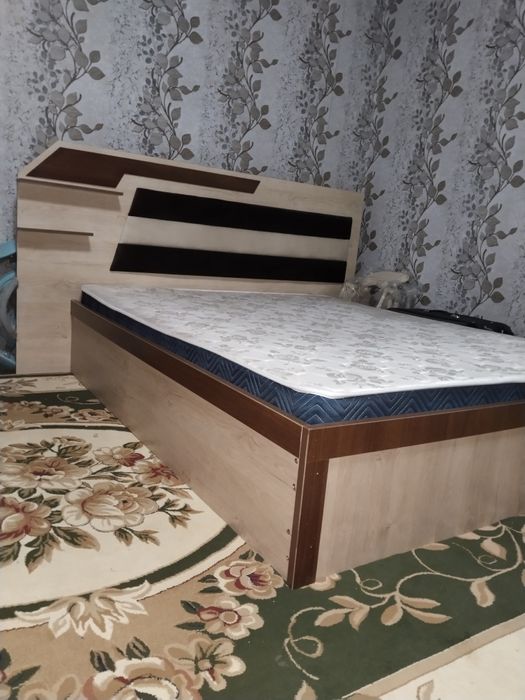 2 kishilik Yotoqxona mebeli zamonaviy koʻrinishda