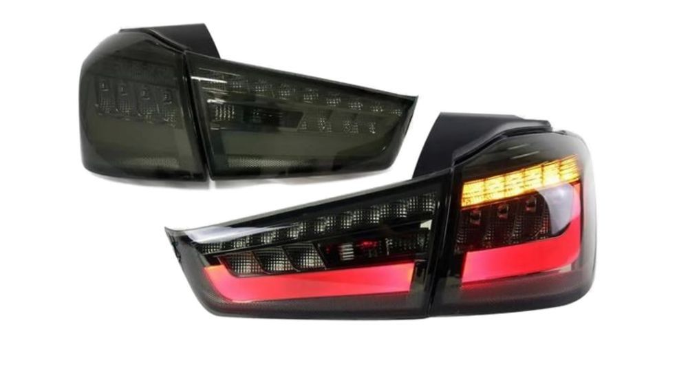 Set lampi spate, stopuri Mitsubishi Asx (Ga), 01.2010-04.2019, montare spate, stanga+dreapta, LED; fumuriu; Tuning