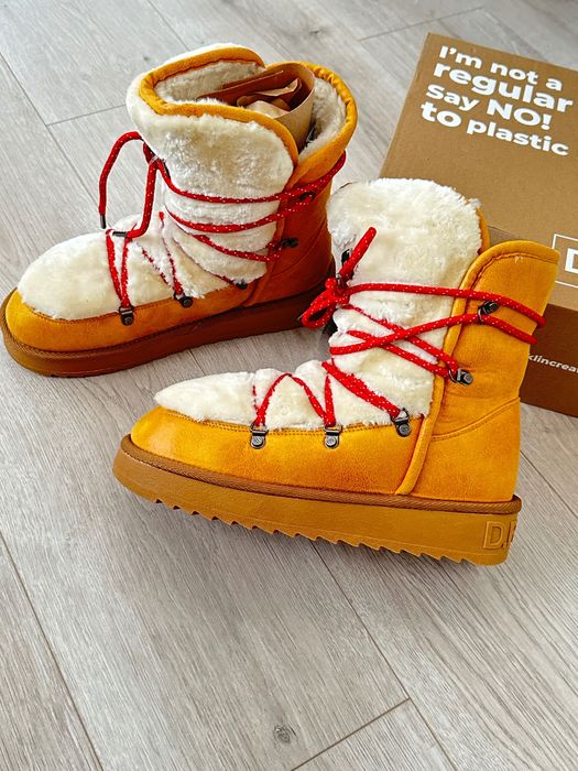 Зимни апрески в цвят горчица на марката D.Franklin