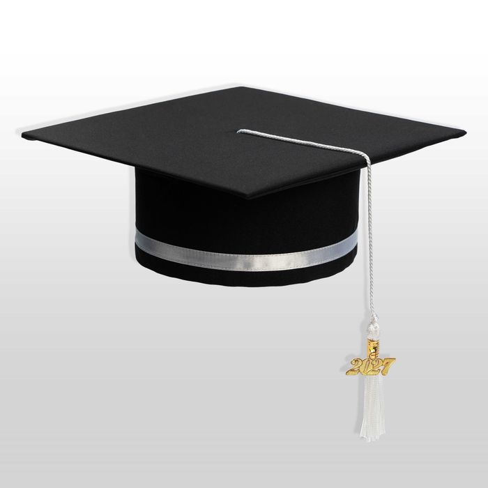 Toca, Esarfa si Cocarda, Set Nepersonalizat, Alb, Liceu, Facultate
