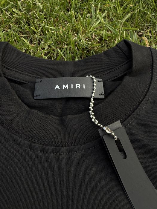 Tricou Amiri Premium Alb / Negru