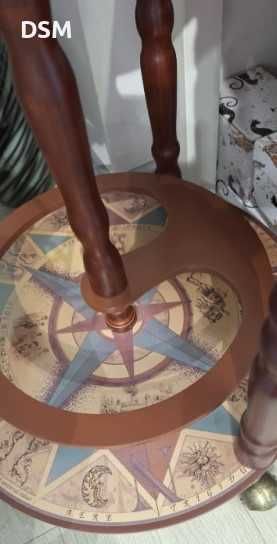 Нов Мини Бар Глобус - Светъл - Поставка за Бутилки - Подарък - Юбилей!