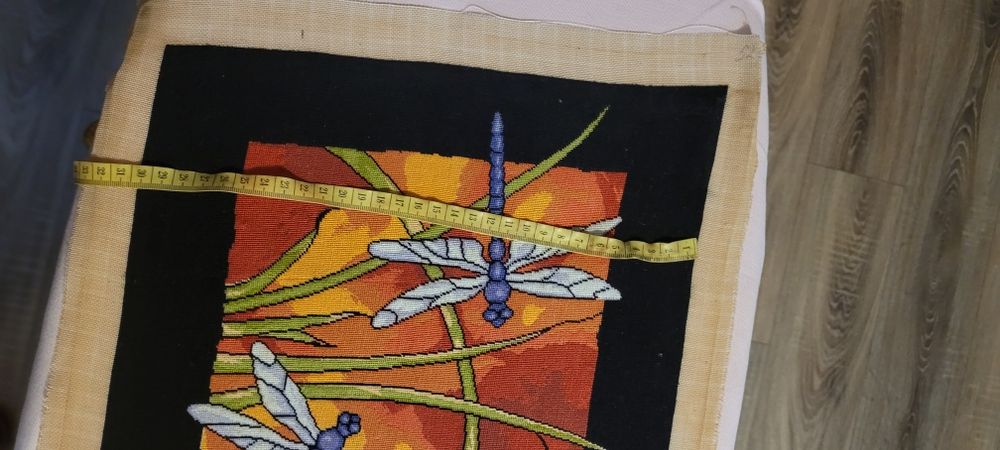 Goblen cusut in punct mic,dupa diagrama