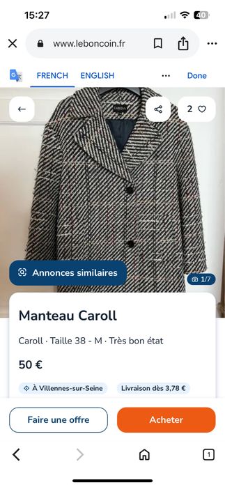 Peppe jeans ,Палто Caroll размер S